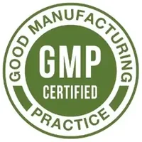 Good Manufacturing Practice certified badge